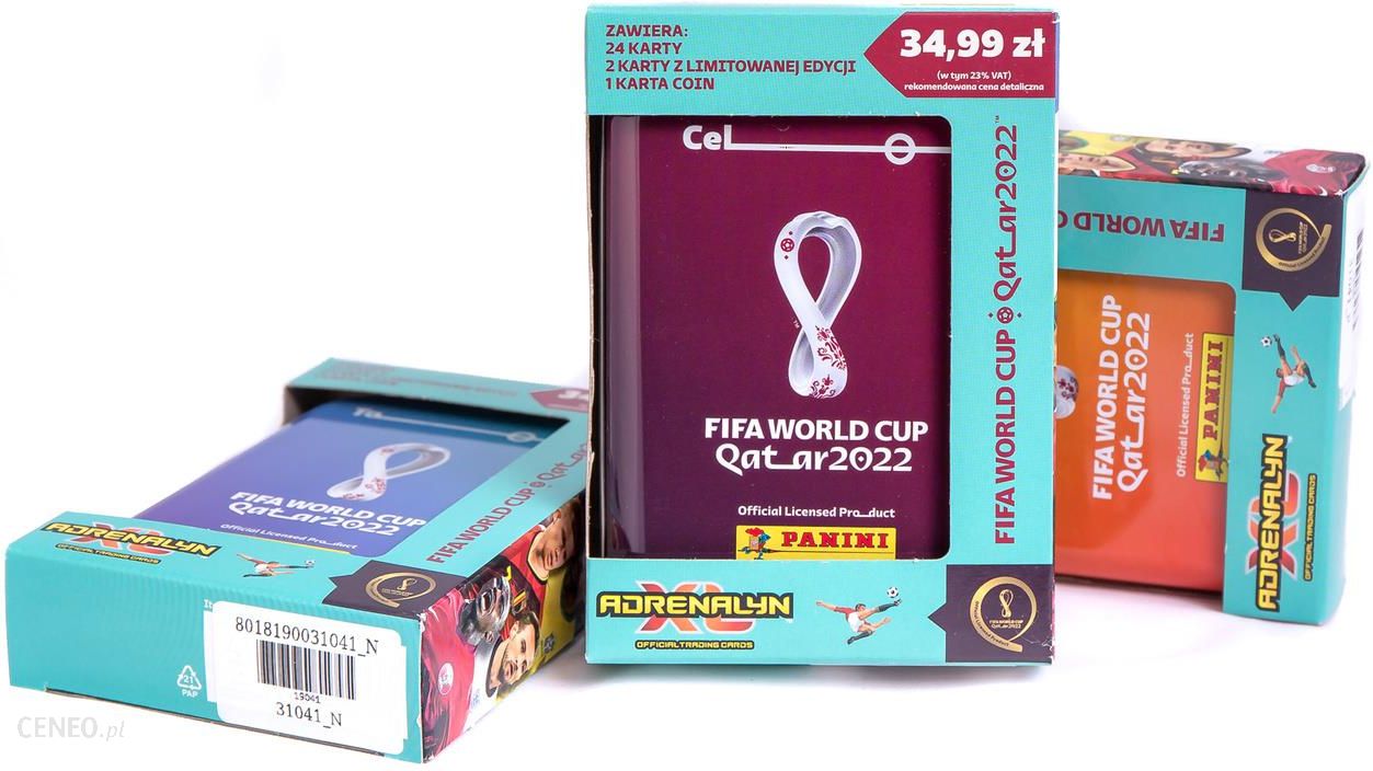 Panini Karty FIFA World Cup Qatar 2022 Adrenalyn XL Minipuszka Kolekcjonerska Bordowy 31041