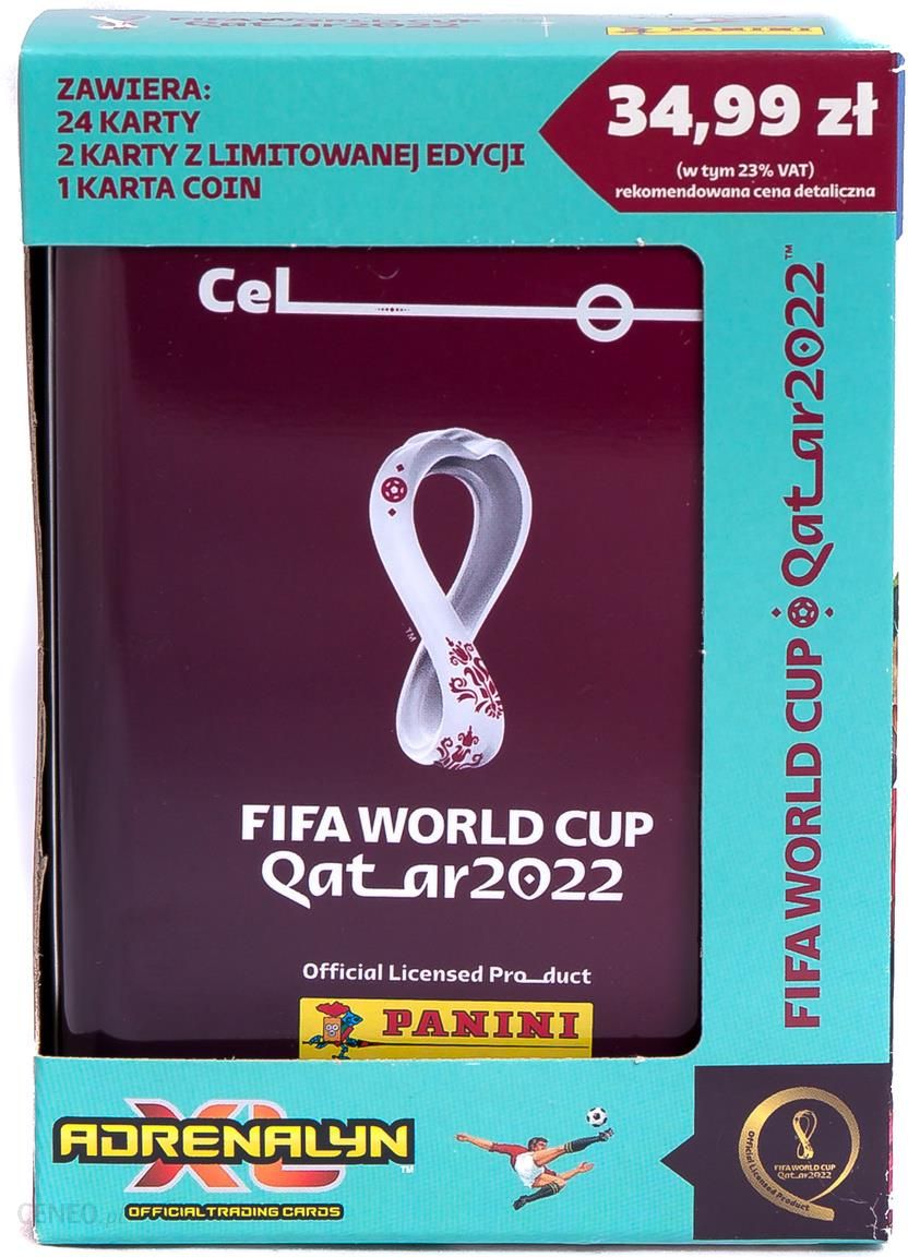 Panini Karty FIFA World Cup Qatar 2022 Adrenalyn XL Minipuszka Kolekcjonerska Bordowy 31041