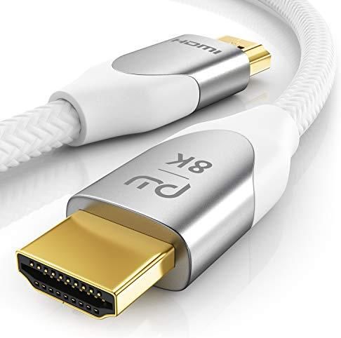 Primewire CSL Cavo HDMI 2.1 8K 2 Metri - 120Hz, 48Gbps, HDR10+, EARC, Nylon Intrecciato, Per PS5, Xbox, TV 4K/8K - 3