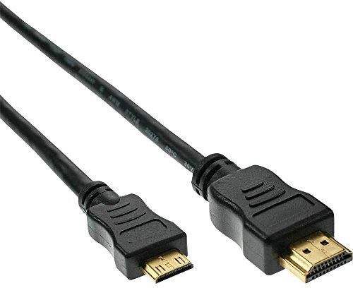 INLINE 17454P KABEL HDMI, KABEL HIGH SPEED HDMI, WTYCZKA A NA C, STYKI, CZARNY, 0,5 M () INLINE 17454P KABEL HDMI, KABEL HIGH SPEED HDMI, WTYCZKA A NA C, STYKI, CZARNY, 0,5 M ()