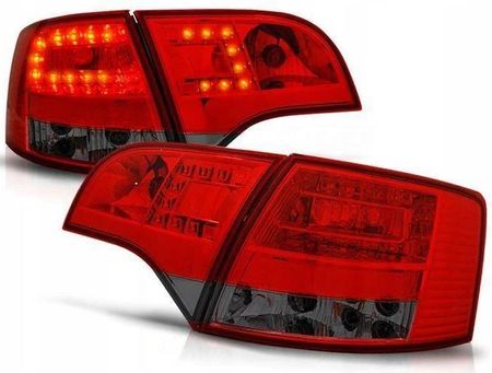 Tuning Tec Lampy Diodowe Audi A4 B7 04 08 Avant Red Smoke Led