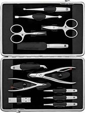 ZWILLING TWINOX 12-czciowy zestaw do manicure premium ze skry bydlcej z zamkiem byskawicznym, czarny