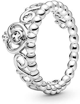 Pandora Pierścionek damski, srebro wysokiej próby 925, cyrkonia biała 190880CZ e srebro sterling próby 925, 54 (17,2), colore: biały, cod. 190880CZ-54