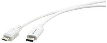 KRAMER ELECTRONICS C-USB/CMICROB-3 KABEL USB 0,9 M 2.0 USB C MICRO-USB ...