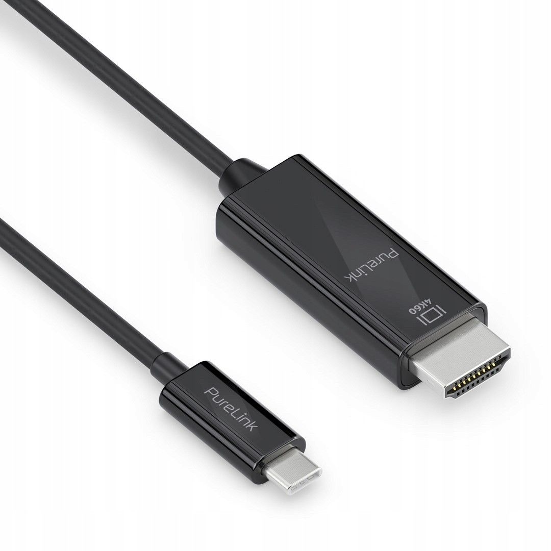 PURELINK KABEL USB-C NA HIGH SPEED HDMI, 4K ULTRA HD 60HZ, POZŁACANE ...