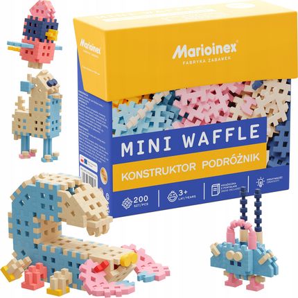 Marioinex Mini Waffle Podróżnik 200El. 904282