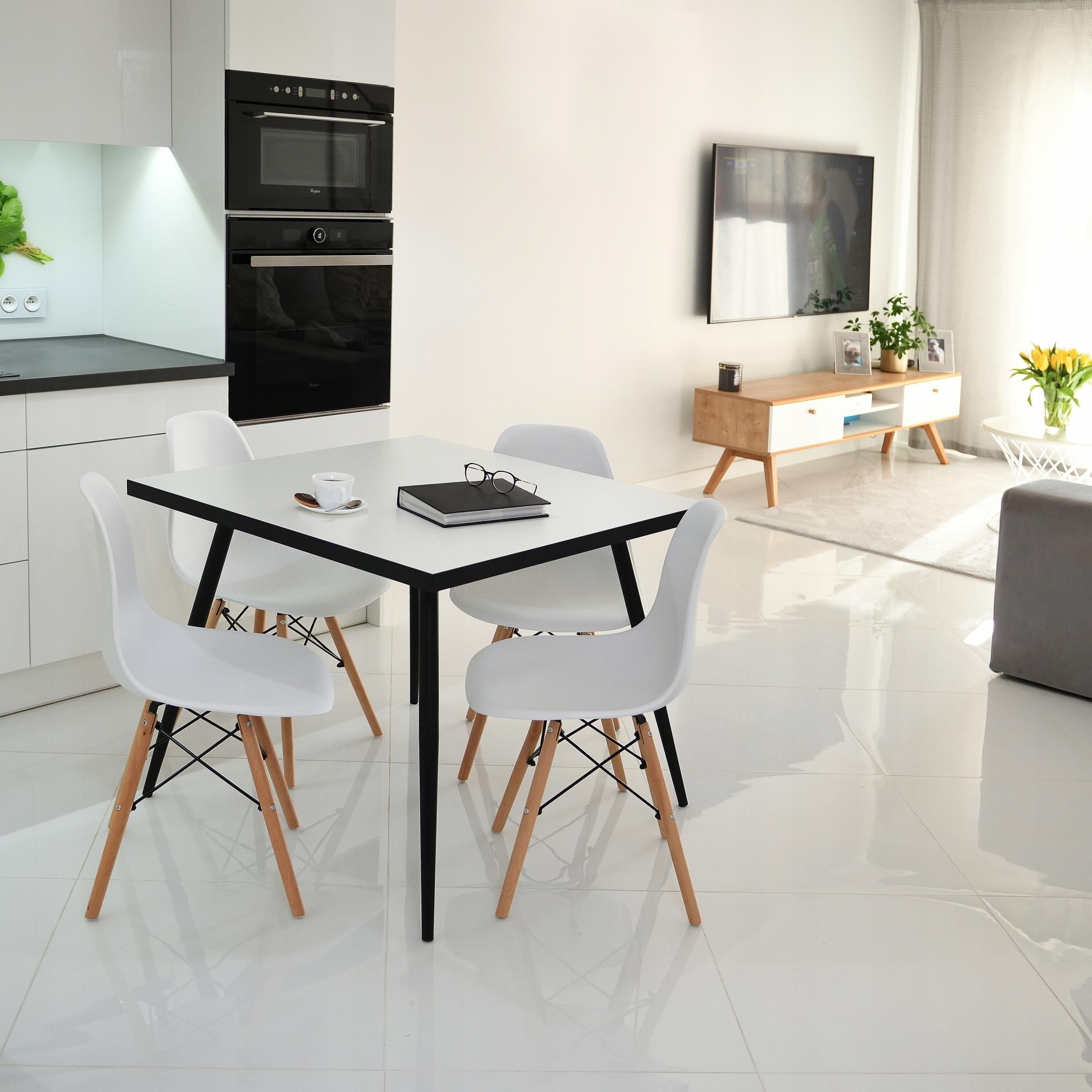 INNA BLAT DO STOŁU BIURKA BIAŁY 90X90 CM GRUBY 3,6 CM - Opinie i ...