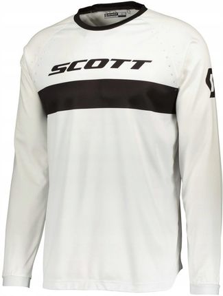 Scott Bluza Jersey 350 Swap Evo Black/White Biały