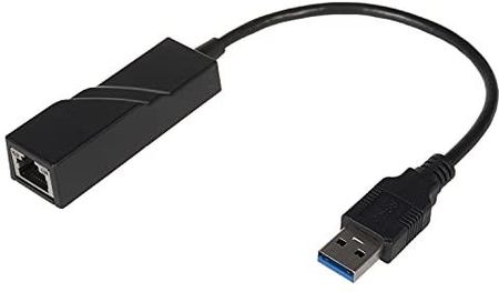 PREMIUMCORD  ADAPTER USB 3.0 NA LAN RJ45 ETHERNET 10/100/1000 MBIT, USB 3.0 TYP A NA ETHERNET, 1 GBPS, KOLOR CZARNY  ()