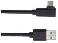PREMIUMCORD PREMIUMCORD PREMIUMCORD KABEL USB TYP C/M ZAHNUTÝ ZŁĄCZE 90° - USB 3.0 A/M, 3M  (0000043977)  (0000043977)