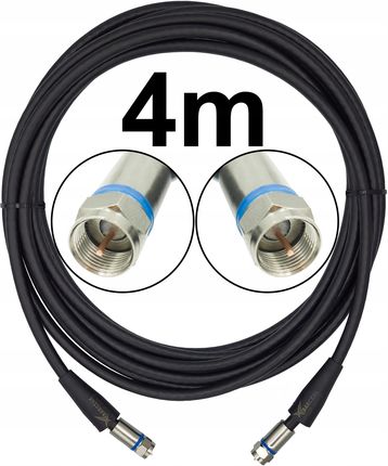 Kabel Koncentryczny Wtyk F Wtyk F Zewnętrzny 4M (G1240)