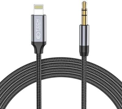 TECH-PROTECT TECH-PROTECT ULTRABOOST LIGHTNING TO AUX MINI JACK 3.5MM CABLE 100CM BLACK  (949071392908719054772)