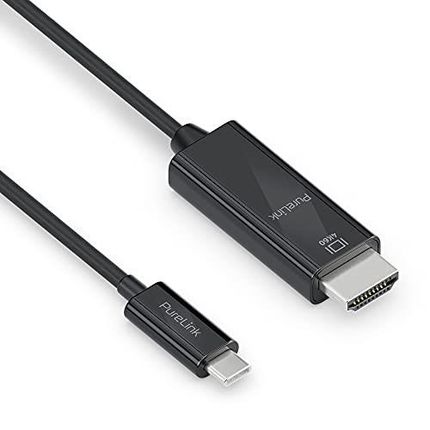 PURELINK  KABEL USB-C NA HIGH SPEED HDMI, 4K ULTRA HD 60HZ, POZŁACANE STYKI, 1,50M, CZARNY  ()