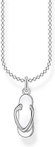 Thomas Sabo Collana Angelo Argento 925 Donna, 38-45 Cm