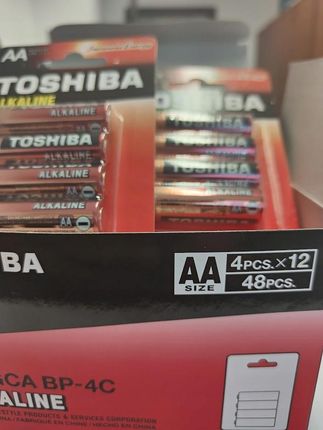Toshiba 48 SZTUK BATERIA ALKALICZNA AA (R6) PALUCH