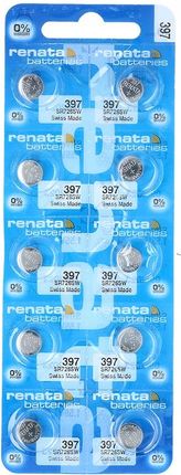 Renata 10 X Bateria Srebrowa Sr 726 Sw 397 G2 Sr59