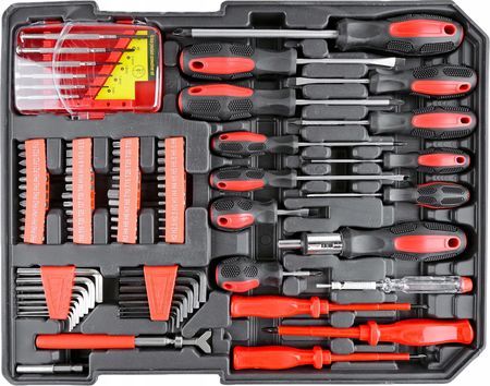 Zestaw narzędziowy Lex Zestaw Narzędzi 186el. Walizka Grzechotki