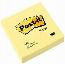 Zdjęcie Post-It-3M Bloczek Post-It Żółty 76 X 76 Mm 100 Kartek (3M70005291482) - Brwinów