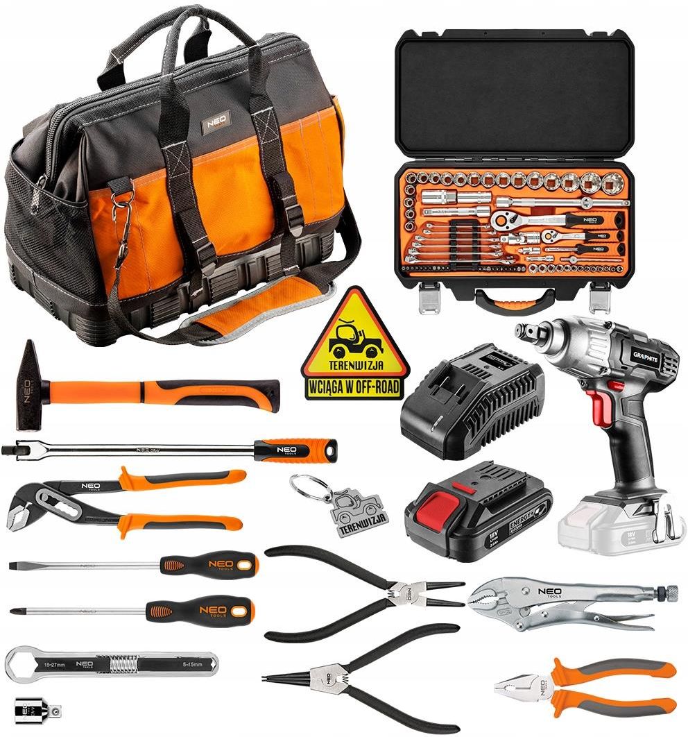 Zestaw narzędziowy Neo Tools Zestaw Narzędzi 4X4 Terenwizja