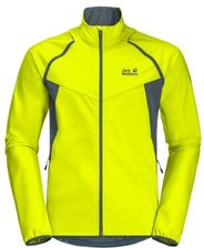 Zdjęcie Jack Wolfskin Tandem Softshell Męska Kurtka Rowerowa Żółty Migający S - Morąg