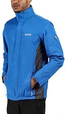 Zdjęcie Regatta Męska Matowa Wodoodporna Kurtka Z Kapturem Podszewką Siatki Powłoka 1 Oxfdblu Iron - Szprotawa