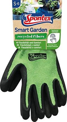 Spontex Smart Garden Rękawice Ogrodowe Kompatybilne Z Ekranem Dotykowym Wykonane Przetworzonych Butelek Pet Powłoką Nitrylową Rozmiar S 1 Par