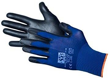 Jah N PU W BL 18   Guanti a maglia fine in nylon, rivestimento in