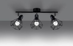 Zdjęcie Sollux Plafon Loft Artemis Sl.1107 3X40W Czarny (SL1107) - Wisła