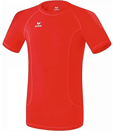 Erima 1081902 T-Shirt, Unisex Bambini, Rosso/Nero/Bianco, 152