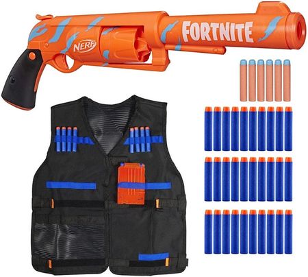 Nerf Fortnite 6-Sh F2678 + 30 Strzałek Kamizelka