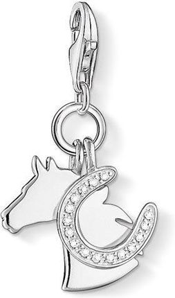 THOMAS SABO CHARM CLUB DAMSKI WISIOREK CHARM KOŃ Z PODKOWĄ SREBRO WYSOKIEJ PRÓBY 925 1247-051-14