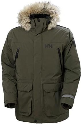 Helly Hansen Męska kurtka Reine Parka Reine Parka, Zielony użyteczny, XL