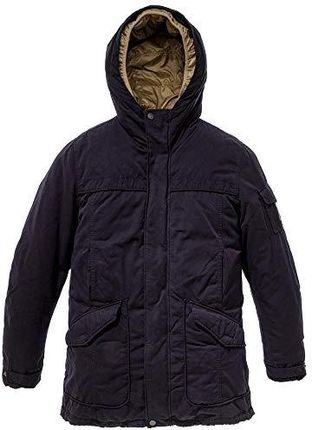 Dolomite Parka męska Latemar Mpk Parka czarny czarny atrament / beżowy sztruks 3XL