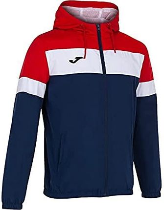 Joma Crew IV męska kurtka przeciwdeszczowa, granatowo-czerwona, 2XS