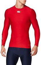 Canterbury Thermoreg Base Layer Męska Koszulka Czerwony Flaggen Rot
