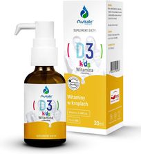 Zdjęcie AVITALE D3 KIDS (Witamina D3 dla Dzieci, Kości, Odporność) 30ml - Przemków