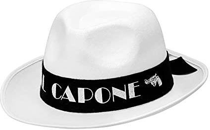Widmann 01885 Al Capone Kapelusz Z Filcu Uniseks Dla Dorosłych Biały Uniwersalny (1885)
