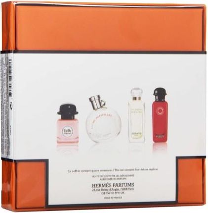 Hermes Zestaw Women'S Perfumes Discovery W Edp/Edt 4X7.5Ml: Twilly D'Hermes + Un Jardin Sur Le Nil + Rhubarbe Ecarlate Cologne+ Eau Des Merveilles