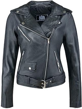 Urban Leather Kurtka damska Biker Perfecto Ladies, czarna, rozmiar: 3XL, UR-135