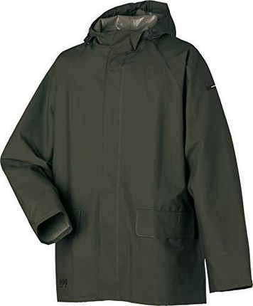 Helly Hansen Workwear Helly Hansen PVC kurtka przeciwdeszczowa Mandal Jacket 70129 100% wodoszczelna 480 XL, 34-070129-480-XL, zielona