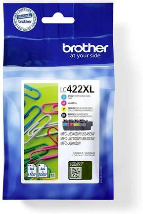 Brother LC-422XLVAL CMYK