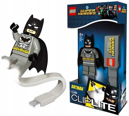 LEGO     SUPER HEROES LAMPKA LED Z KLIPSEM BATMAN CL20