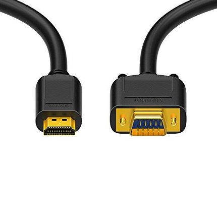 HDSUPPLY  HC110-015 KABEL HDMI/VGA 1080P, WTYCZKA HDMI-A NA WTYK VGA Z DODATKOWYM KABLEM JACK, POZŁACANE STYKI, 1,5 M, CZARNY  ()