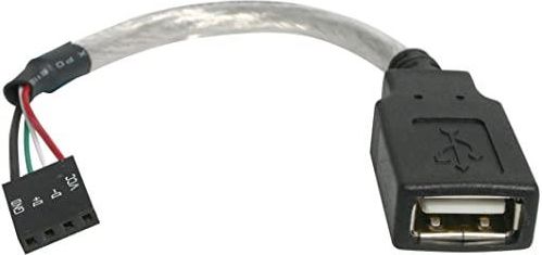 USB 2.0 Adapterkabel – USB-A Auf 4-Pin Header – 15 Cm – Für Mainboard-Anschluss – Interne USB-Geräte Anschließen