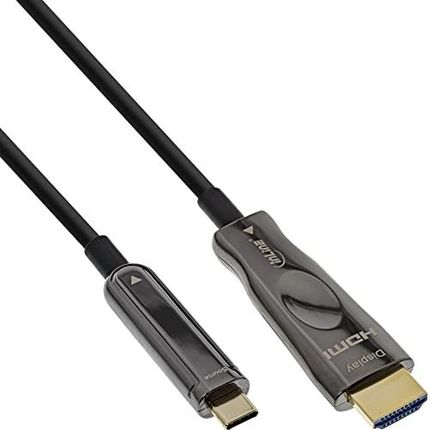 INLINE ® KABEL USB DO WYŚWIETLACZA AOC, WTYCZKA USB TYPU C DO WTYCZKI HDMI, 50 M  ()