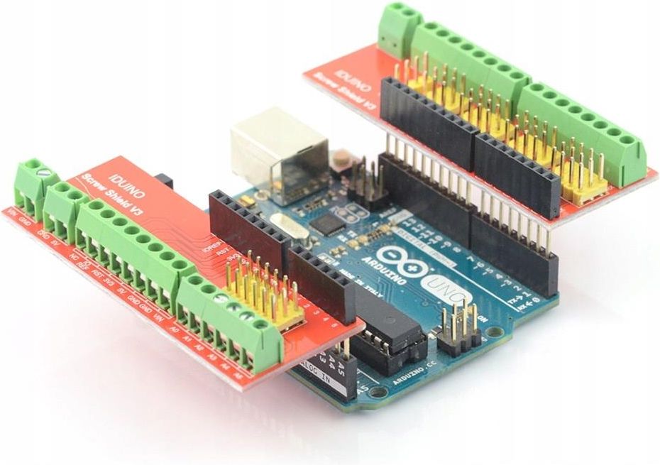 Mikrokontroler IDUINO SCREW SHIELD V3 ZŁĄCZA ŚRUBOWE DLA ARDUINO BD ...