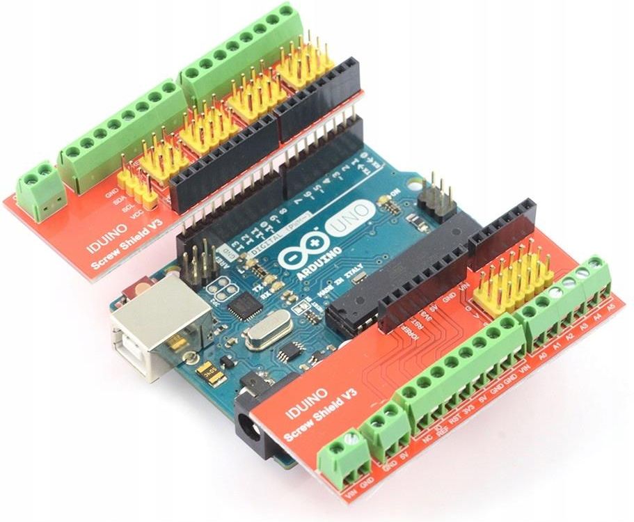 Mikrokontroler IDUINO SCREW SHIELD V3 ZŁĄCZA ŚRUBOWE DLA ARDUINO BD ...