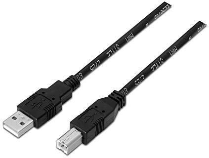 A101-0906 - Cable USB 2.0 con Amplificador, Tipo A/M-B/M, Negro, 15M - AISENS