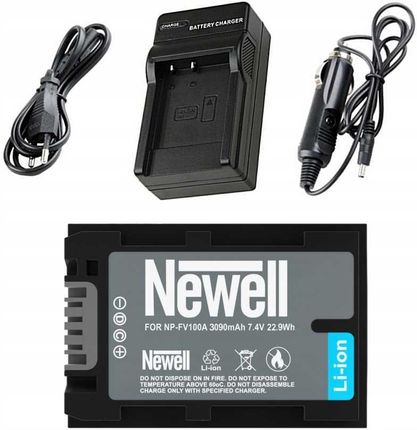 Newell Ładowarka+akumulator Do Sony Hdr-cx 505VE 350VE