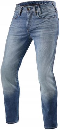 Rev’It Piston 2 Sk Medium Blue Spodnie Jeans Moto Niebieski